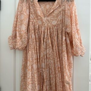 Kyra Mini Dress - Apricot Blush
Daughters of India